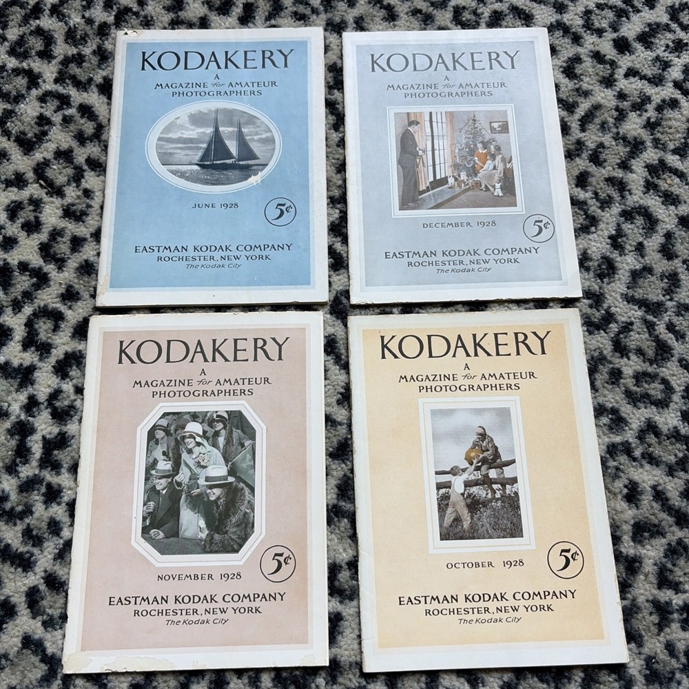 1928 Eastman Kodak Company Booklet " Kodakery" for Amateur Photographers Lot 4!